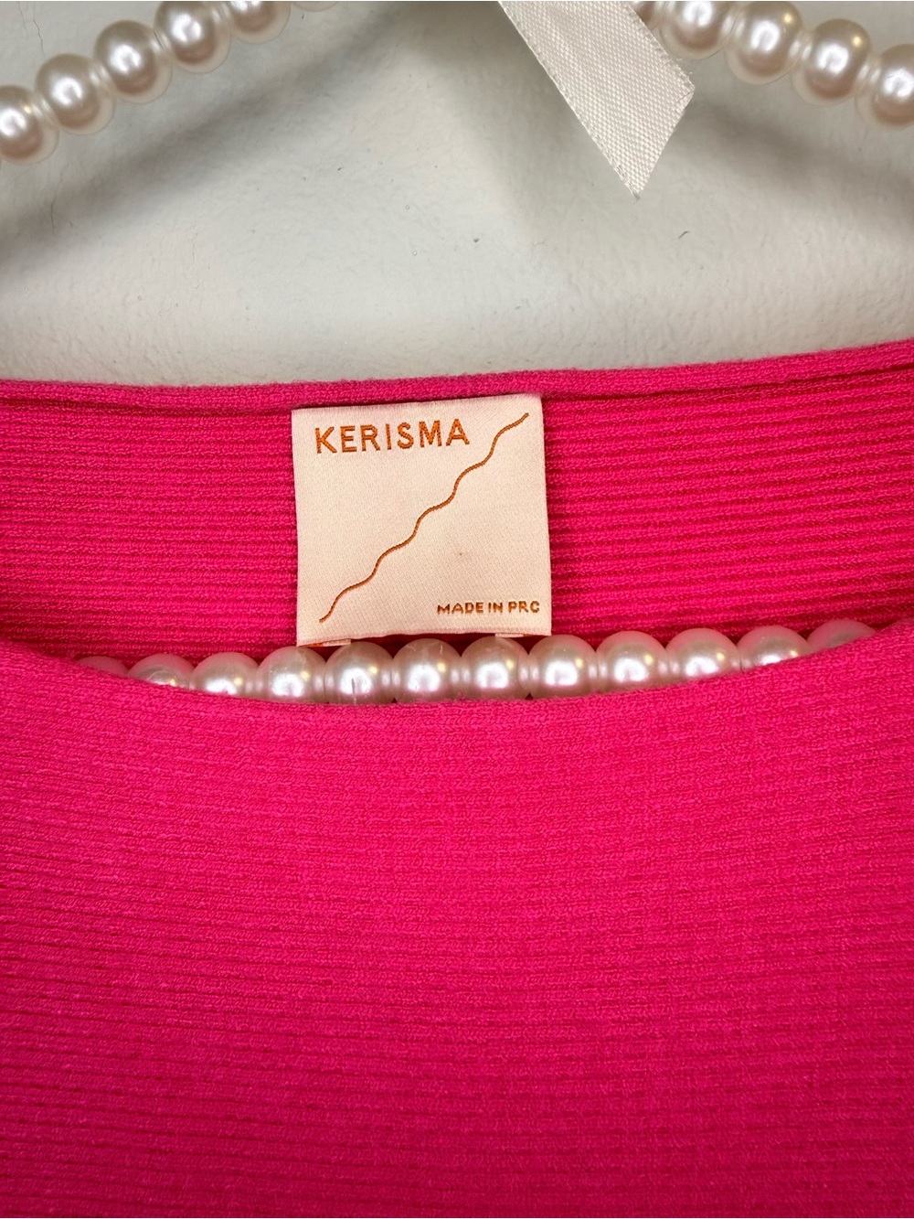 Kerisma Pink Ribbed Ryu Sweater S/M - Picture 3 of 7